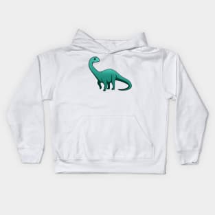 cartoon brontosaurus Kids Hoodie